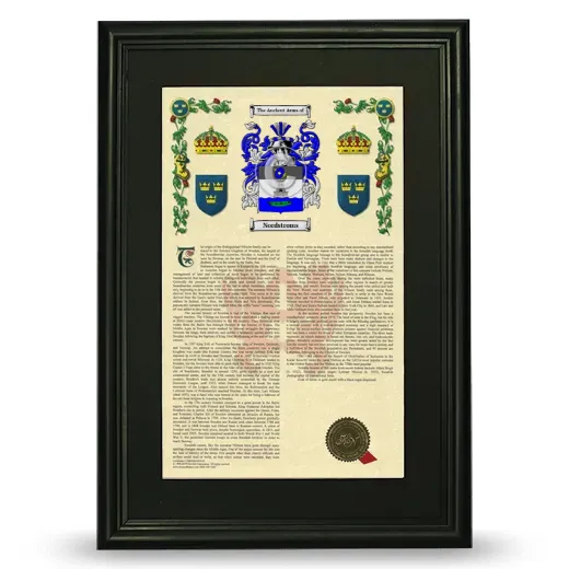 Nordstroms Deluxe Armorial Framed - Black
