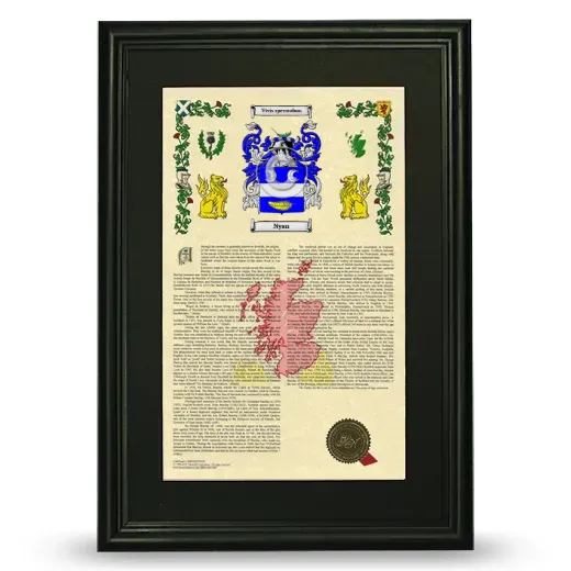 Nyan Deluxe Armorial Framed - Black