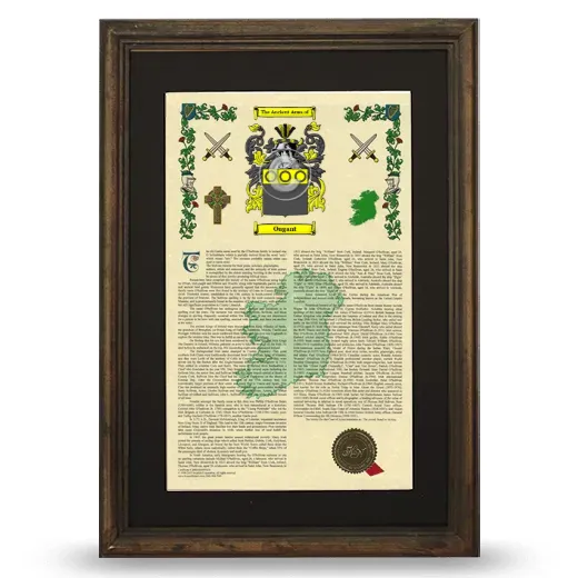 Ougant Deluxe Armorial Framed - Brown