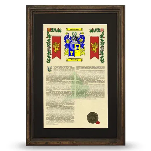 Paulding Deluxe Armorial Framed - Brown