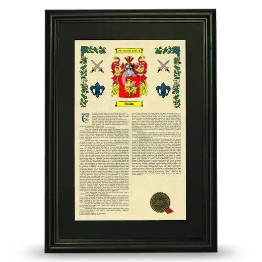 Paulin Deluxe Armorial Framed - Black