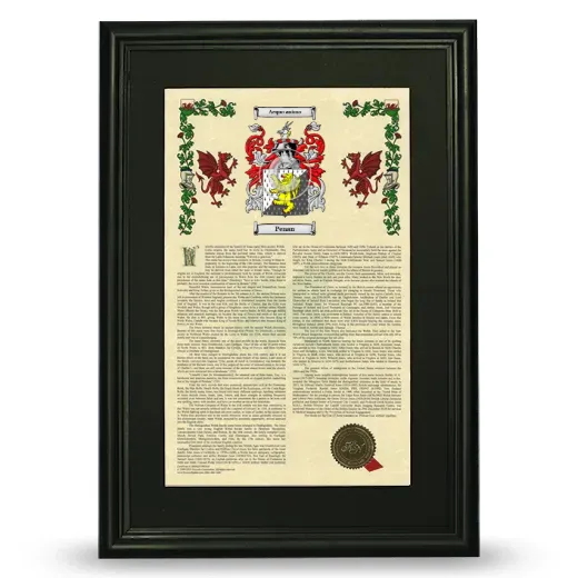 Penan Deluxe Armorial Framed - Black