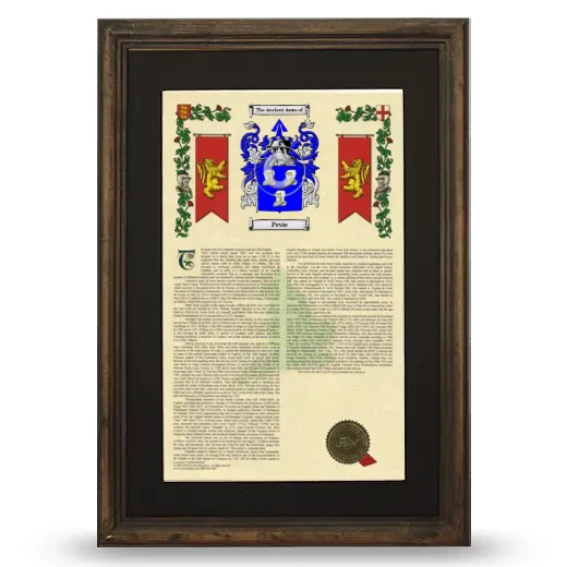 Pevie Deluxe Armorial Framed - Brown