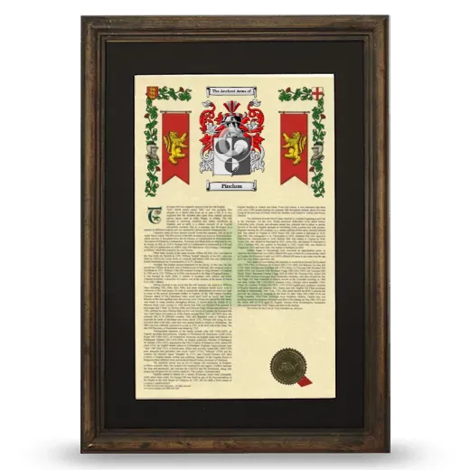 Pinchon Deluxe Armorial Framed - Brown