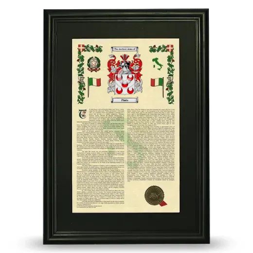 Pints Deluxe Armorial Framed - Black