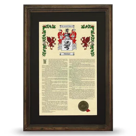 Pritchert Deluxe Armorial Framed - Brown