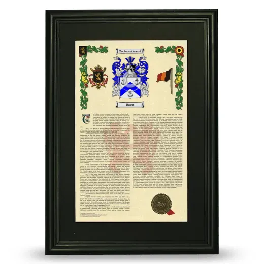 Raets Deluxe Armorial Framed - Black