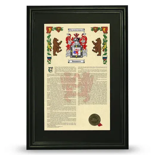 Romanovs Deluxe Armorial Framed - Black