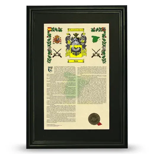 Roza Deluxe Armorial Framed - Black