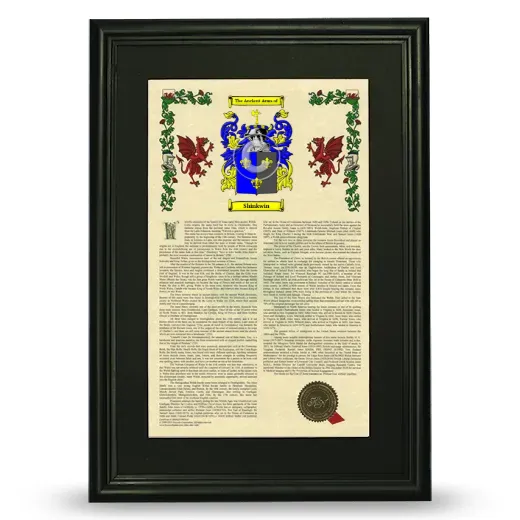 Shinkwin Deluxe Armorial Framed - Black