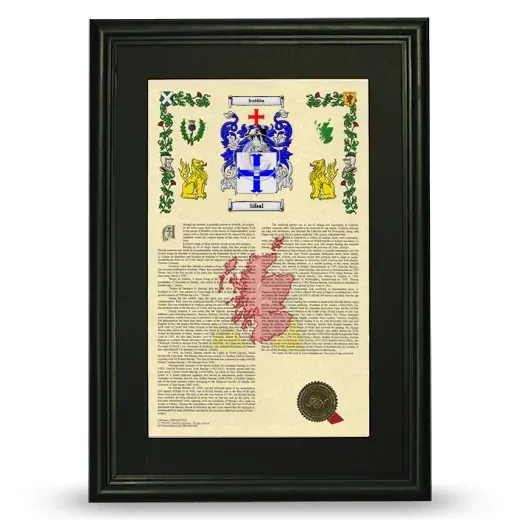 Sibal Deluxe Armorial Framed - Black