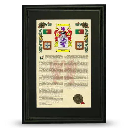 Silvis Deluxe Armorial Framed - Black