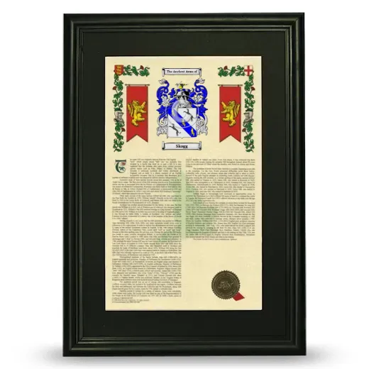 Skogg Deluxe Armorial Framed - Black