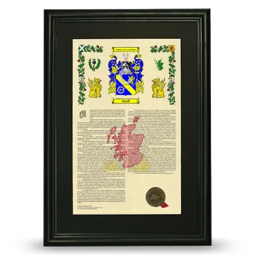 Smell Deluxe Armorial Framed - Black