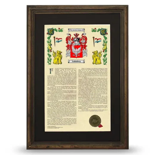 Sodenberg Deluxe Armorial Framed - Brown