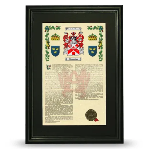 Stenström Deluxe Armorial Framed - Black