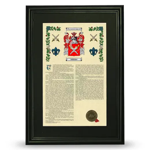 Sthilaire Deluxe Armorial Framed - Black