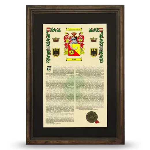 Streit Deluxe Armorial Framed - Brown