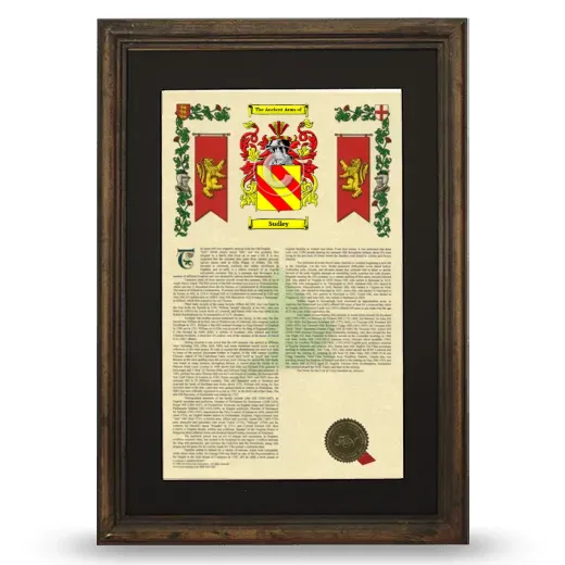 Sudley Deluxe Armorial Framed - Brown