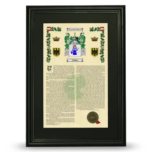 Tabbert Deluxe Armorial Framed - Black