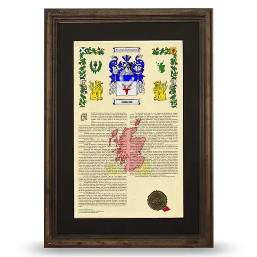 Tamson Deluxe Armorial Framed - Brown