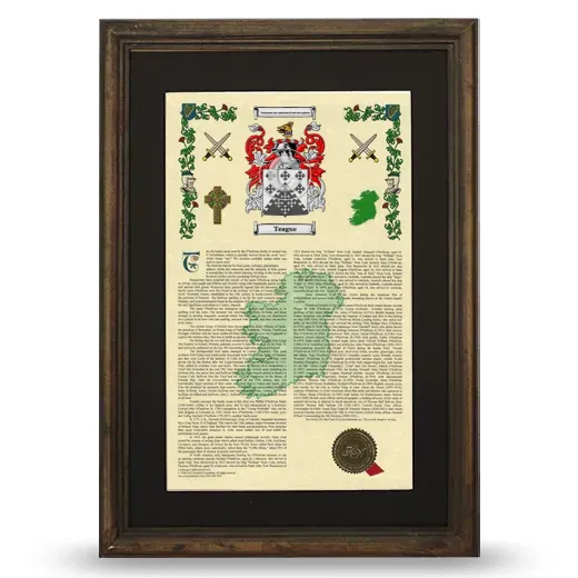 Teague Deluxe Armorial Framed - Brown