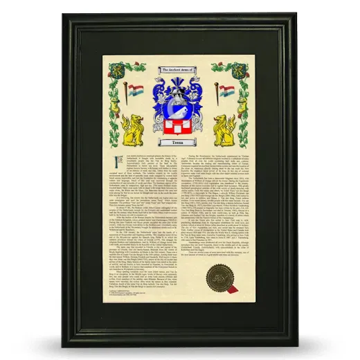 Teem Deluxe Armorial Framed - Black