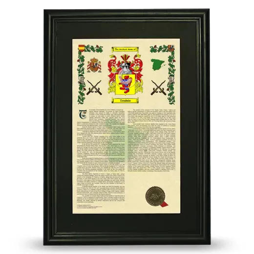 Tenôrio Deluxe Armorial Framed - Black
