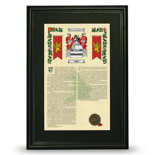 Tiffith Deluxe Armorial Framed - Black