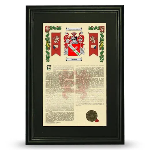 Tomsu Deluxe Armorial Framed - Black