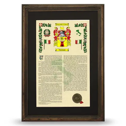 Torresani Deluxe Armorial Framed - Brown