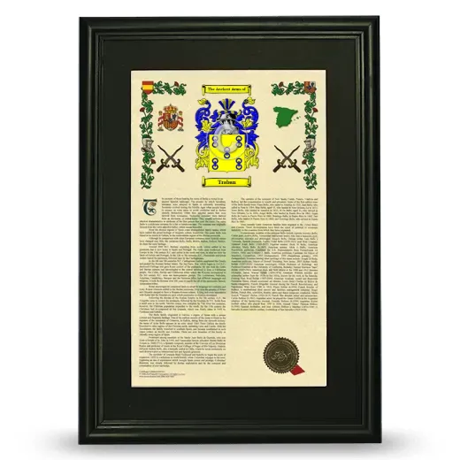 Traban Deluxe Armorial Framed - Black