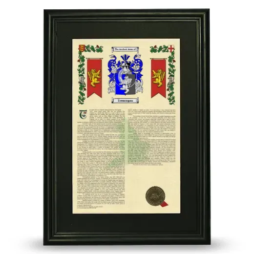 Tremorgan Deluxe Armorial Framed - Black