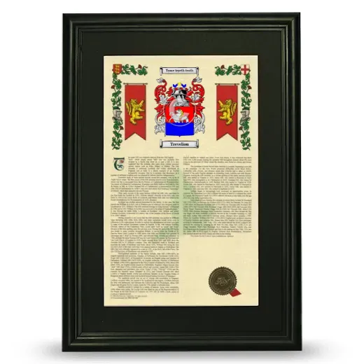 Trevelion Deluxe Armorial Framed - Black