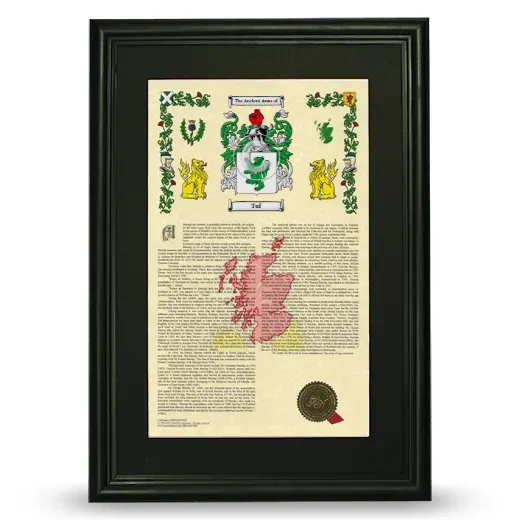 Tuf Deluxe Armorial Framed - Black