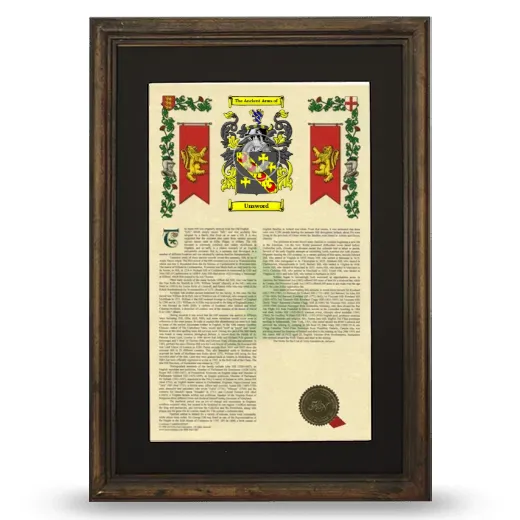 Unsword Deluxe Armorial Framed - Brown
