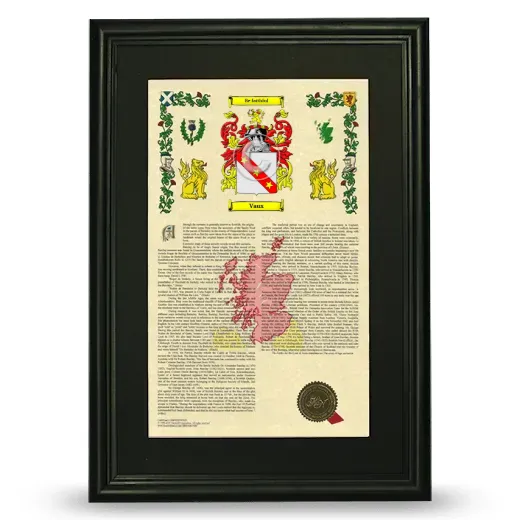 Vaux Deluxe Armorial Framed - Black