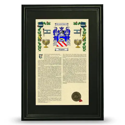 Waganer Deluxe Armorial Framed - Black