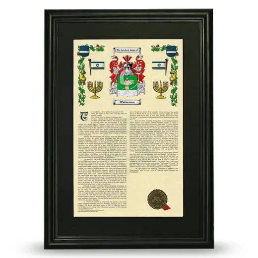 Waterman Deluxe Armorial Framed - Black