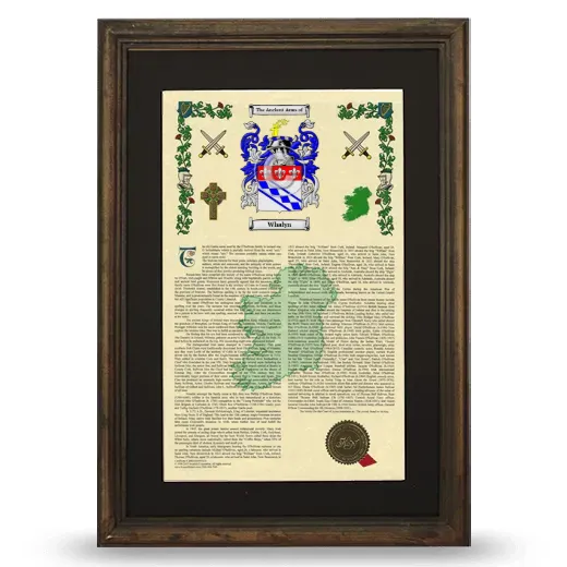 Whalyn Deluxe Armorial Framed - Brown