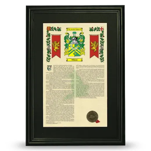 Wikans Deluxe Armorial Framed - Black