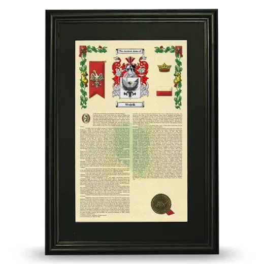 Wujcik Deluxe Armorial Framed - Black