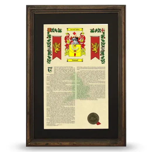 Yeward Deluxe Armorial Framed - Brown