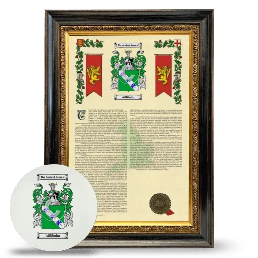 Aillibolm Framed Armorial History and Mouse Pad - Heirloom