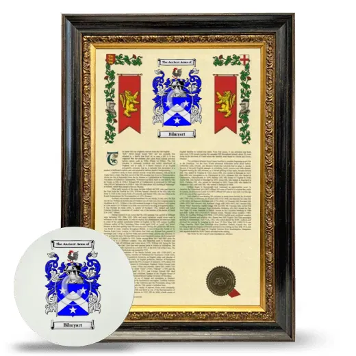 Bilmyart Framed Armorial History and Mouse Pad - Heirloom
