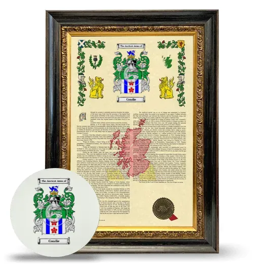 Condie Framed Armorial History and Mouse Pad - Heirloom