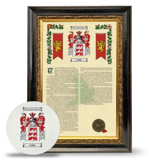 Coolm Framed Armorial History and Mouse Pad - Heirloom
