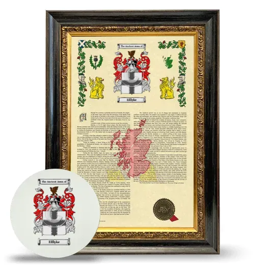 Efflyke Framed Armorial History and Mouse Pad - Heirloom