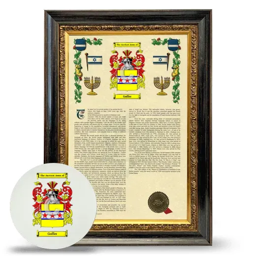 Goffer Framed Armorial History and Mouse Pad - Heirloom