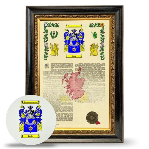 Karle Framed Armorial History and Mouse Pad - Heirloom